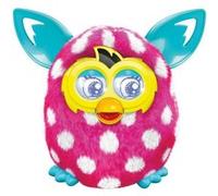 Peluche animée Furby électronique - Boom Sweet - Pois blancs G