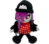 Peluche animée HELLUVA THE CIRCUS, poupée fille aux cheveux violets, 23cm