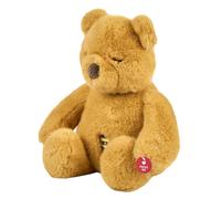 Peluche Animée Ourson "Ronfleur" 25cm Marron