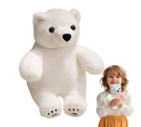 Peluche Animée - Peluche Éclairée, Peluche Douce et Lumineuse | Peluche Avec Lumière Nocturne, Ours Polaire En Peluche à LED, Peluche Douce Avec Lumière De Nuit Colorée, Peluche Avec