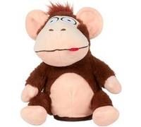 Peluche Animée Singe "Fou" 19cm Marron Marron