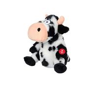 Generique – Peluche animée – Vache Folle PE1033 – Interactif, sons et mouvements – Taille M Noir