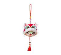 Peluche Année du Serpent, Jouet en peluche mascotte serpent,Pendentif de sac à dos en peluche de serpent de chapeau de lion de danse | Porte-clés mignon, mascotte, jouet en de Festival pour sa