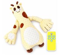 Peluche apaisante bébé AProsp girafe jaune 63 x 25 cm tapotement mains 52 musiques télécommande autonomie 4 h
