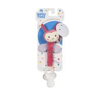 Peluche - Attache tétine Bebe Bamboo - Coccinelle - 13 cm s/carte