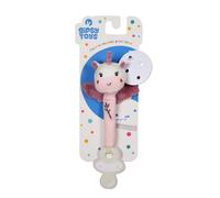 Peluche - Attache tétine Bebe Bamboo - Licorne - 13 cm s/carte