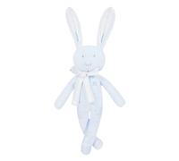 Peluche Augustin le lapin tout doux bleu ciel