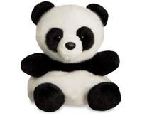 Peluche - Aurora - Panda Palm Pals - 13 cm - Noir et Blanc - Doux et Malléable