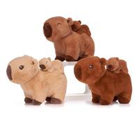 Peluche avec son bébé sur le dos Whitehouse Leisure Capybara 12 cm Modèle aléatoire