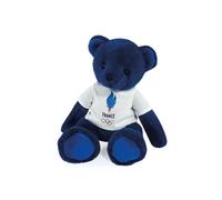 Peluche avec t-shirt Equipe de France 30 cm Bleu TU