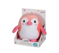Peluche - baby squishi 22 cm - pingouin rose corail TU