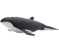 Peluche Baleine À Bosse De 33 Cm Gris Blanc
