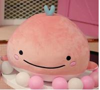 Peluche Baleine Boulette, Couple De Dessin Animé, Poupée Dauphin Boulette, Oreiller Doux En Coton Boules De Baleine Rose - 15 Cm 80 G
