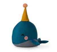 Peluche baleine dans un coffret cadeau bleu TU