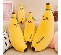 Peluche Banane, 50cm Oreiller en Peluche Banane Long Peluche Banane Poupée de Bande dessinée Peluche Peluche Banane Oreiller Peluche Poupée Jouets pour Enfants Garçons Filles Cadeau danniversaire
