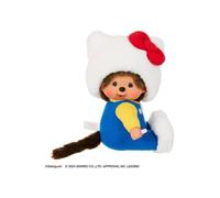 Peluche - BANDAI - Monchhichi - SE205035 - Hello Kitty Assis - 20 cm