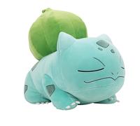Peluche - BANDAI - Pokémon Bulbizarre dort - 40 cm, douce et moelleuse
