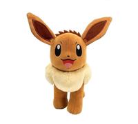 BANDAI - Pokémon - Peluche Évoli (Eevee) - Peluche 30 cm Toute Douce - JW0061