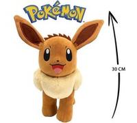 Peluche - BANDAI - Pokémon Evoli - 30 cm - Multicolore - 100% Polyester