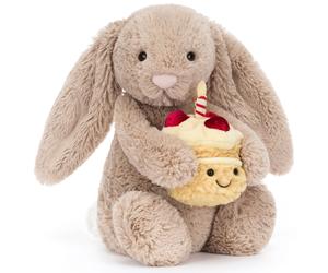 Peluche Bashful Lapin Beige Anniversaire (31 cm)