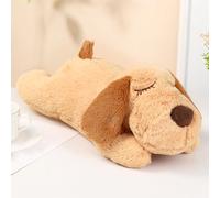 Peluche Battement de Cœur pour Chiot, Jouet en Peluche pour l'Entraînement des Animaux et Soulagement de l'Anxiété, Jouet Calmants pour Le Sommeil des Anima Golden Puppy + Heartbeat Box + Heating Pad