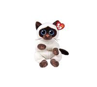 TY BEANIE BABIES-PELUCHE MISO LE CHAT 15 CM, GRIS, TY40548 rouge TU