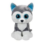 Peluche - BEANIE BOO'S - Slush Chien 23cm - Gris et blanc - Intérieur gris TU
