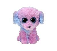Ty Peluche Beanie Boos Flore le Caniche – grands yeux bleus et paillettes – 15 cm T37389