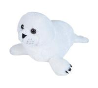 Peluche Bébé Phoque Commun De 30 Cm Blanc