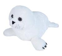 Peluche Bébé Phoque Commun De 30 Cm Blanc