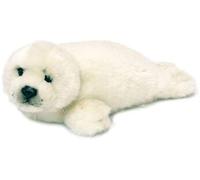 Peluche Bébé Phoque De 24 Cm Blanc