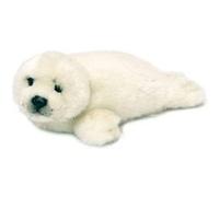 Peluche Bébé Phoque De 24 Cm Blanc