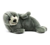 peluche Bébé Phoque de 24 cm gris