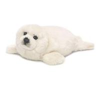Peluche Bébé Phoque De 38 Cm Blanc