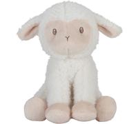 Peluche bébé toute douce en forme d?animal ? compagnon câlin lavable en machine dès la naissance blanc, marron TU