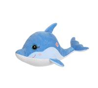 Peluche - bellabloo friends sonore dauphin - 30 cm bleu TU