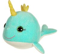 Peluche - bellabloo friends sonore narval - 30 cm bleu TU