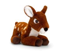 Peluche biche 22cm 100% recyclée marron TU