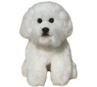 Peluche Bichon Frisé Multicolore G