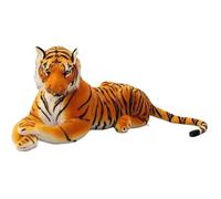 Peluche Big Tigre Brun Réaliste - AProsp - Grande Taille 60 cm - Lavable à 30°C - 100% Polyester, Câline et Décorative