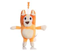 Peluche Bingo (Bluey) 17 cm - Chien porte-bonheur pour enfant, bleu et orange