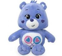 Peluche Bisounours Tougentille Mauve Avec 2 Coeurs 28 cm - Peluche Licence - Doudou Enfant - Ours