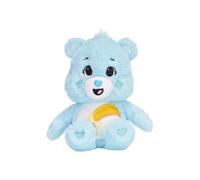 Peluche Bisounours Touronchon Bleu Etoile et arc en ciel jaune 30 cm - Peluche Licence - Doudou Enfant - Ours