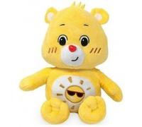 Peluche Bisounours Toutaquin Jaune Avec Soleil 44 cm - Set Doudou Enfant et Carte Offerte - Ours et Nouveauté