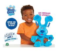 Peluche Blue Coucou-Caché 30 cm - BKR BUNKER - Jouet Enfant 3 ans - Fonctions sonores