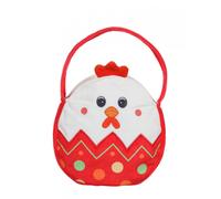 Peluche - bonbonnière poule - 16 cm blanc TU