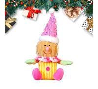 Peluche Bonhomme En D'Épices Déco de Table de Noël Lumineuse Douce et | Peluche Accessoires De Fête Pour Adultes Garçons Filles Salon Canapé Lit Étagère Cheminée