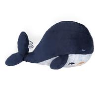 Kaloo - Petit Calme - Peluche Bébé Apaisante - Baleine Bleue 32 cm - Effet Bouillotte Chaud ou Froid - Matière Très Douce - Déhoussable - Dès la naissance, K970700