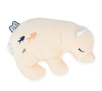 Kaloo - Bouillotte Chaud & Froid - Peluche Ours - Garnie de Bille d’Argile - Soulager les Douleurs - Blanc/Beige - Dès la Naissance - K211005