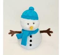 Peluche bouillotte bonhomme de neige dehoussable warmies